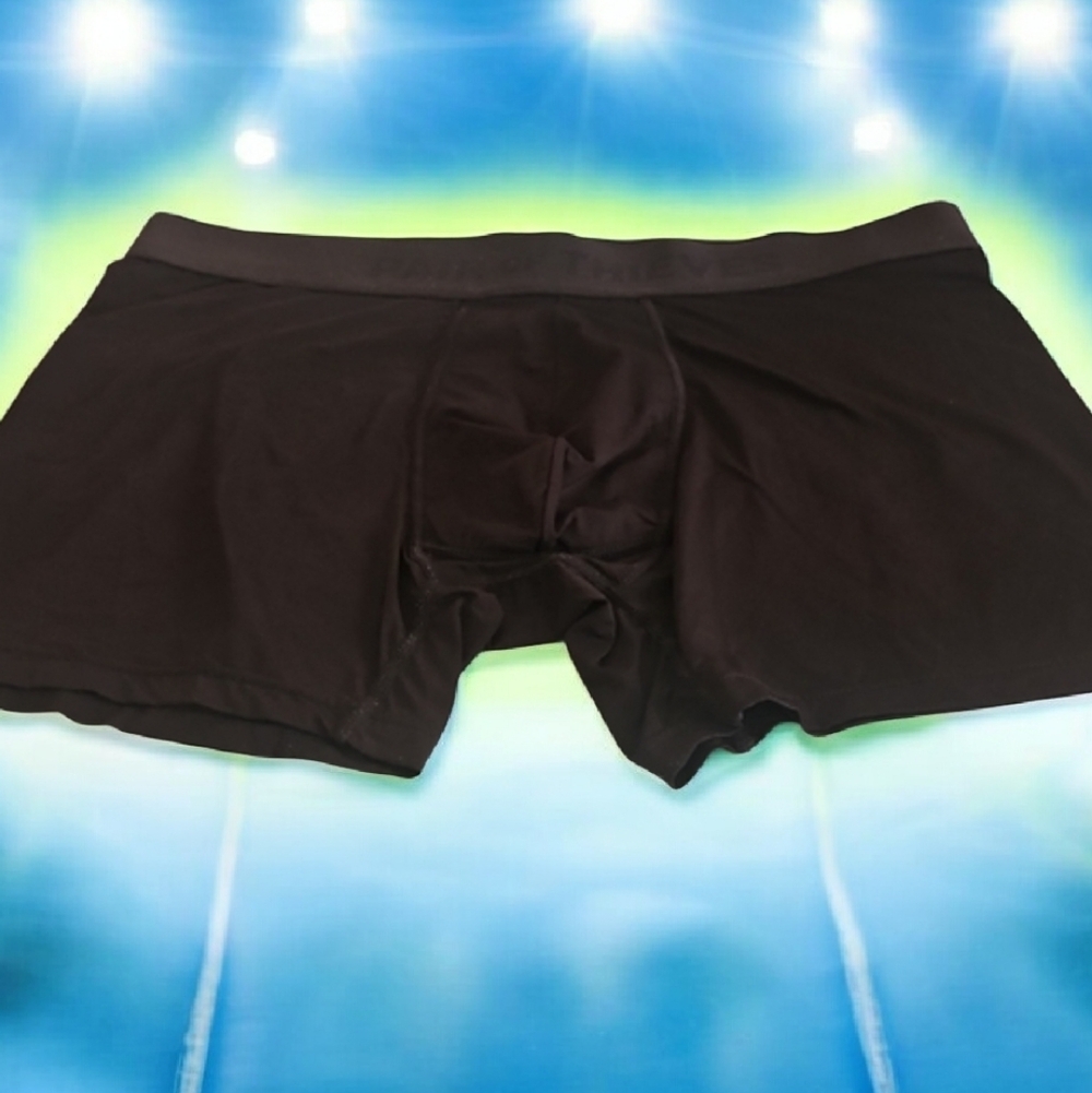 Pair Of Theives Mens Support Pouch Boxer Comfortable Size L BROWN
